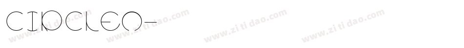 CIRCLEN字体转换
