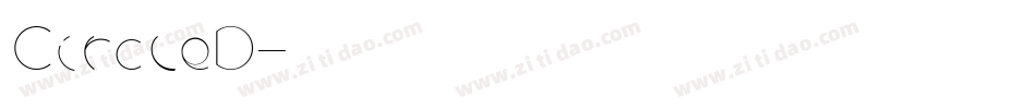 CircleD字体转换