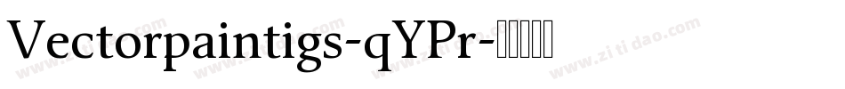 Vectorpaintigs-qYPr字体转换