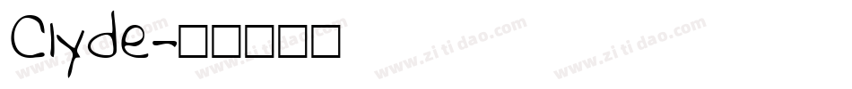 Clyde字体转换
