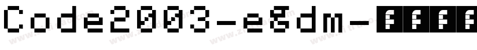 Code2003-egdm字体转换