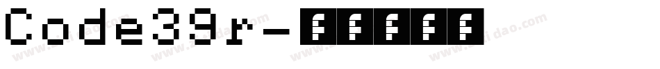 Code39r字体转换