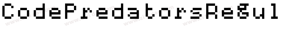 CodePredatorsRegular-VLB0字体转换