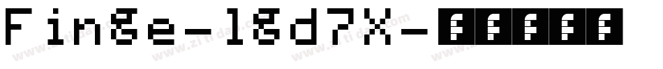 Finge-lgd7X字体转换