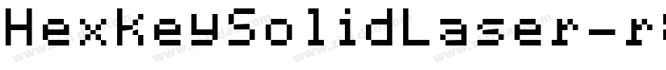 HexkeySolidLaser-rgr7x字体转换