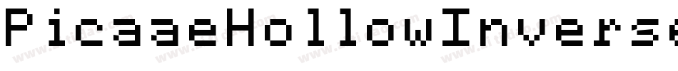 PicaaeHollowInverse-BJ7x字体转换 PicaaeHollowInverse-BJ7x字体转换