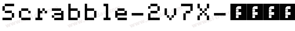Scrabble-2v7X字体转换 Scrabble-2v7X字体转换