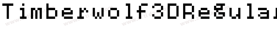 Timberwolf3DRegular-ql7x字体转换 Timberwolf3DRegular-ql7x字体转换