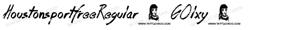 HoustonsportfreeRegular-GOlxy字体转换