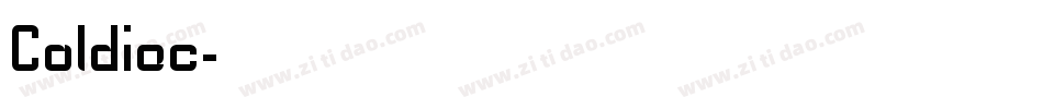 Coldiac字体转换