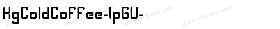 KgColdCoffee-lpGV字体转换