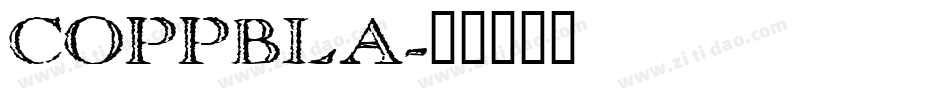 COPPBLA字体转换