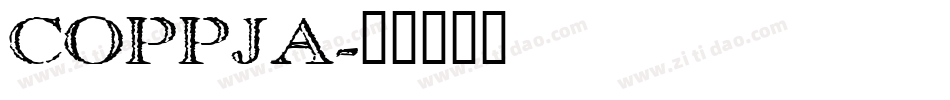 COPPJA字体转换