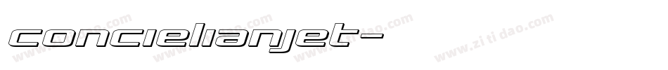 concielianjet字体转换