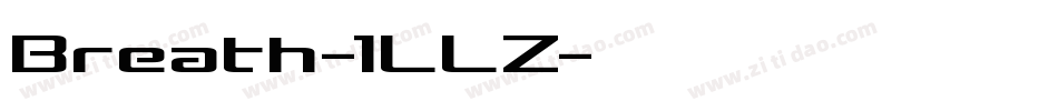 Breath-1LLZ字体转换