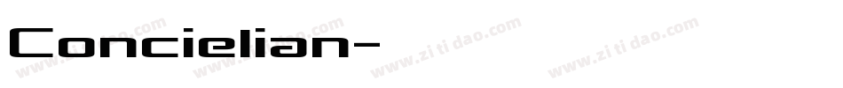 Concielian字体转换