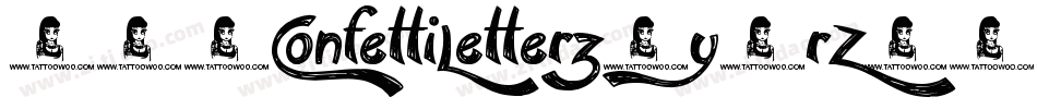 101ConfettiLetterz-y3rZ字体转换