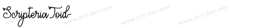 ScripteriaToid字体转换