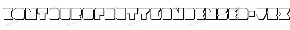 ContourOfDutyCondensed-VZx0字体转换
