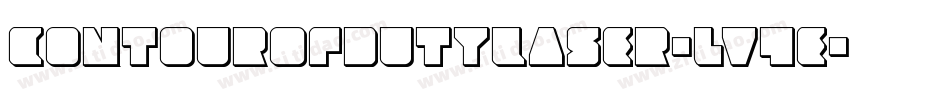 ContourOfDutyLaser-lv4e字体转换