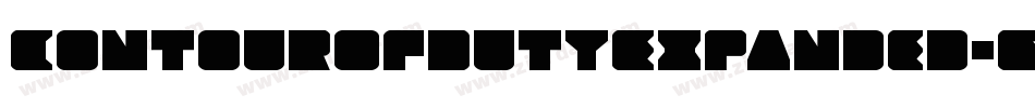 ContourOfDutyExpanded-G9dy字体转换