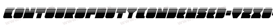 ContourOfDutyCondensed-VZx0字体转换