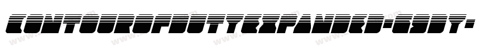 ContourOfDutyExpanded-G9dy字体转换