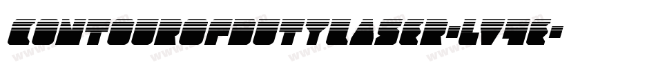 ContourOfDutyLaser-lv4e字体转换