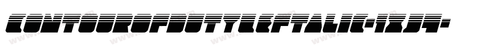 ContourOfDutyLeftalic-1xJ4字体转换