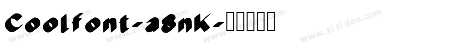 Coolfont-a8nK字体转换