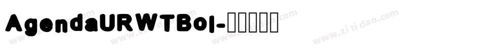 AgendaURWTBol字体转换