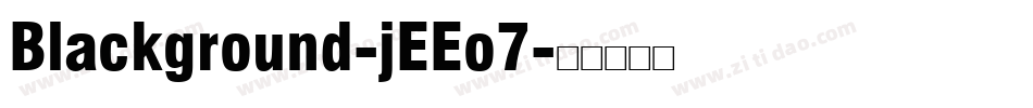 Blackground-jEEo7字体转换