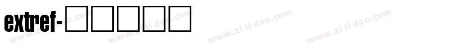 extref字体转换