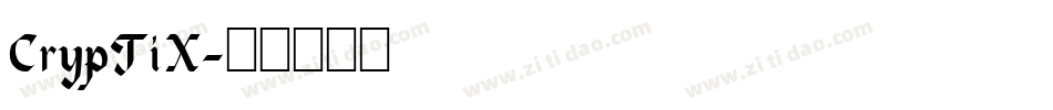 CrypTiX字体转换