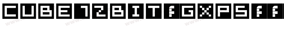 Cube12bit-gxp5字体转换