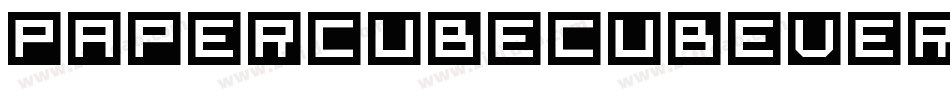 PaperCubeCubeVersionregular-ejJO字体转换