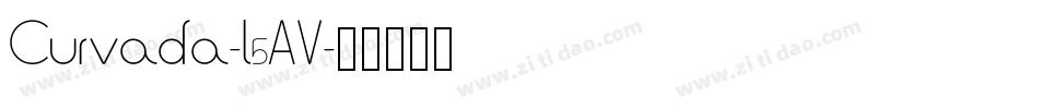 Curvada-l5AV字体转换