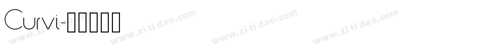 Curvi字体转换