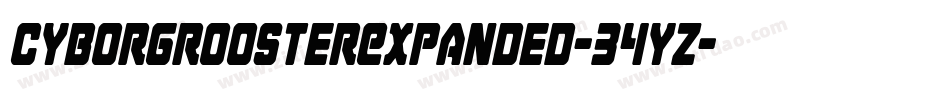 CyborgRoosterExpanded-34yZ字体转换