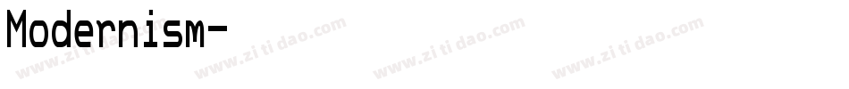 Modernism字体转换