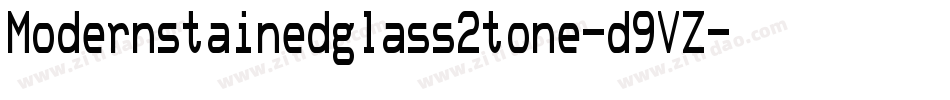 Modernstainedglass2tone-d9VZ字体转换