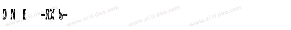 DoNotExist-RXp6字体转换