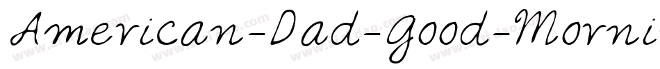 American-Dad-Good-Morning-USA字体转换