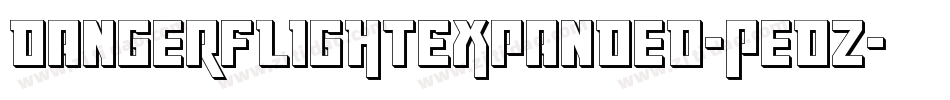 DangerFlightExpanded-PedZ字体转换