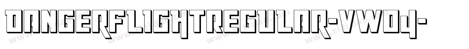 DangerFlightRegular-vWO4字体转换