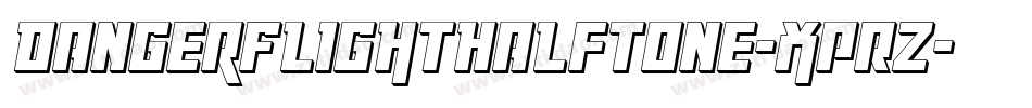 DangerFlightHalftone-XpRZ字体转换