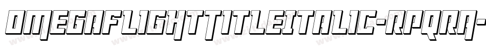 OmegaFlightTitleItalic-RpqRA字体转换