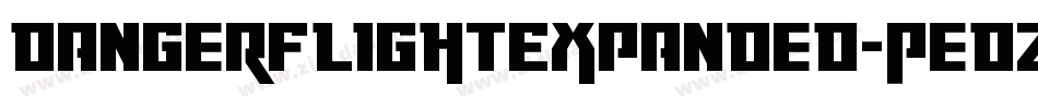 DangerFlightExpanded-PedZ字体转换