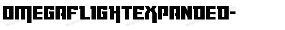 OmegaFlightExpanded字体转换