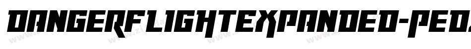 DangerFlightExpanded-PedZ字体转换